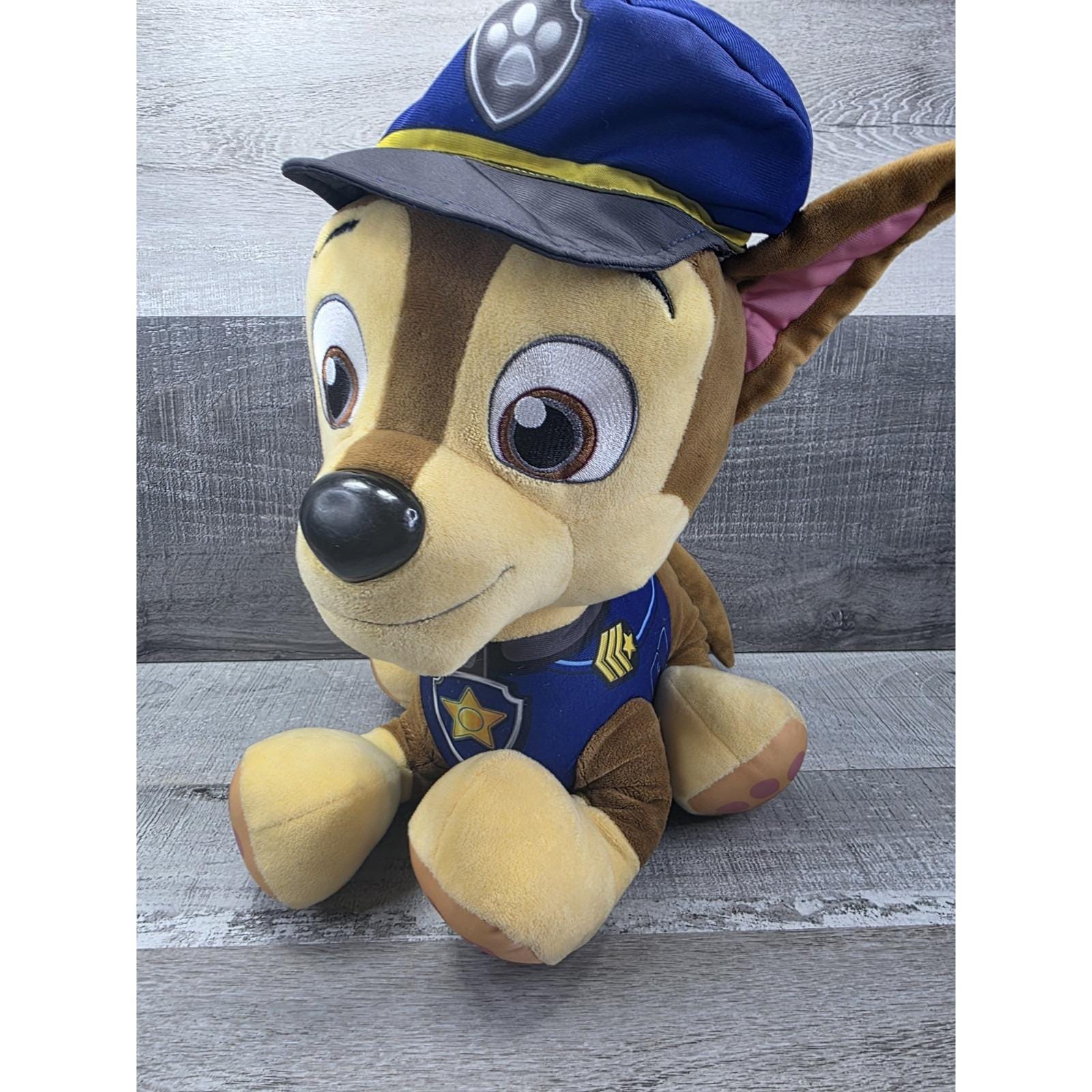 ぬいぐるみ ym パウ・パトロール チェイス 15インチ 警察犬ぬいぐるみ ニコロデオン
