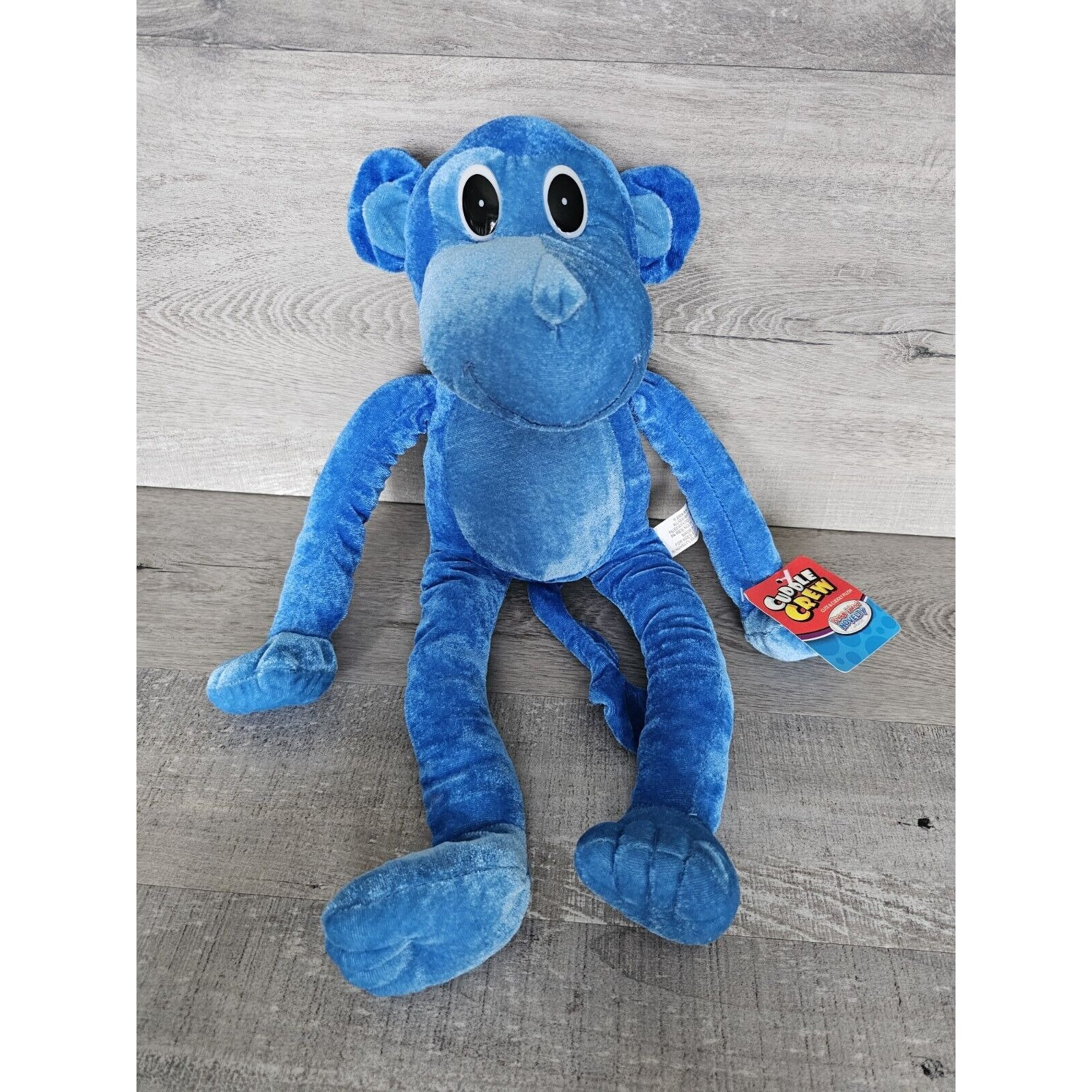 Cuddle Crew Blue Monkey Plush Toy Stuffed Animal Lovey 17