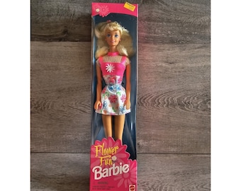 Barbie Fleurs 16063 – Flower Fun – Mattel 1996 – Boîte D’origine Jamais Ouverte