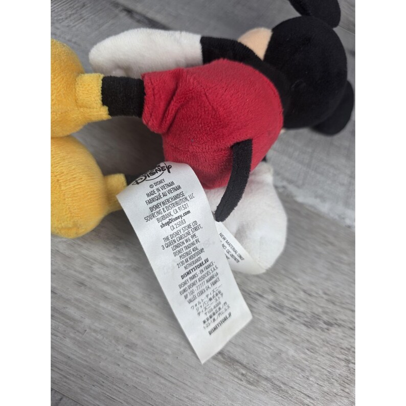 Disney Mickey Mouse Plush Beanie Stuffed Doll Toy Figure 9" b108 image 7