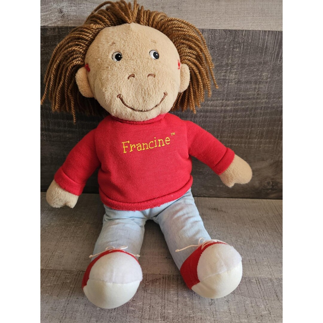 ST6/ DOUDOU PELUCHE VINTAGE CHIEN ARTHUR EDEN MARC BROWN 1996 MARRON