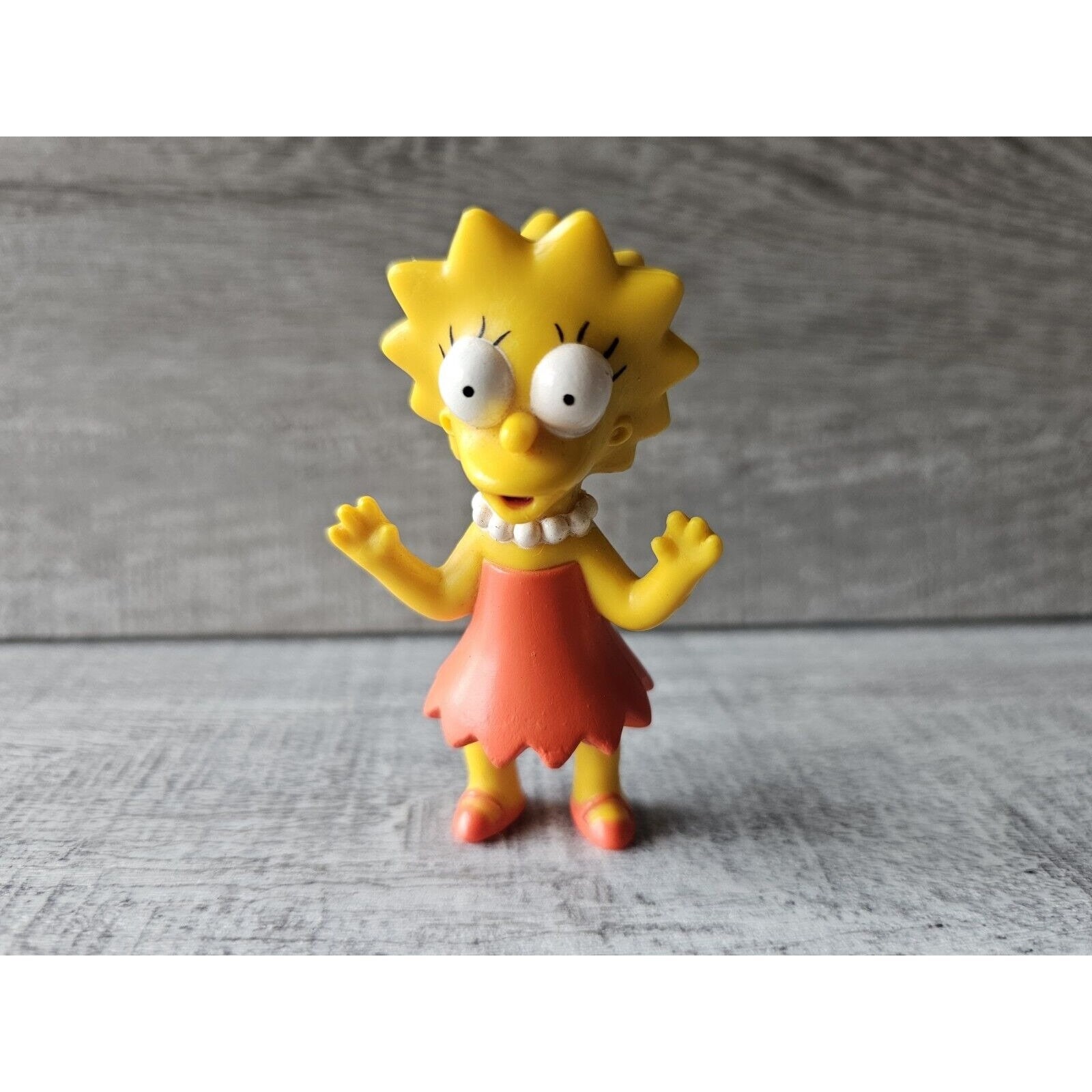 Vtg Lisa Simpson 3" Burger King Toy Matt Groening 1990s The Simpsons