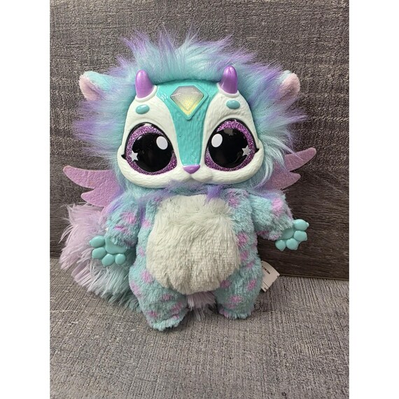 Amazon.com: Furfluffs Kitten Interactive Pet Transforms Your  Interactive Plush Purple-Pink Fur Small Pet Toy display picture 1