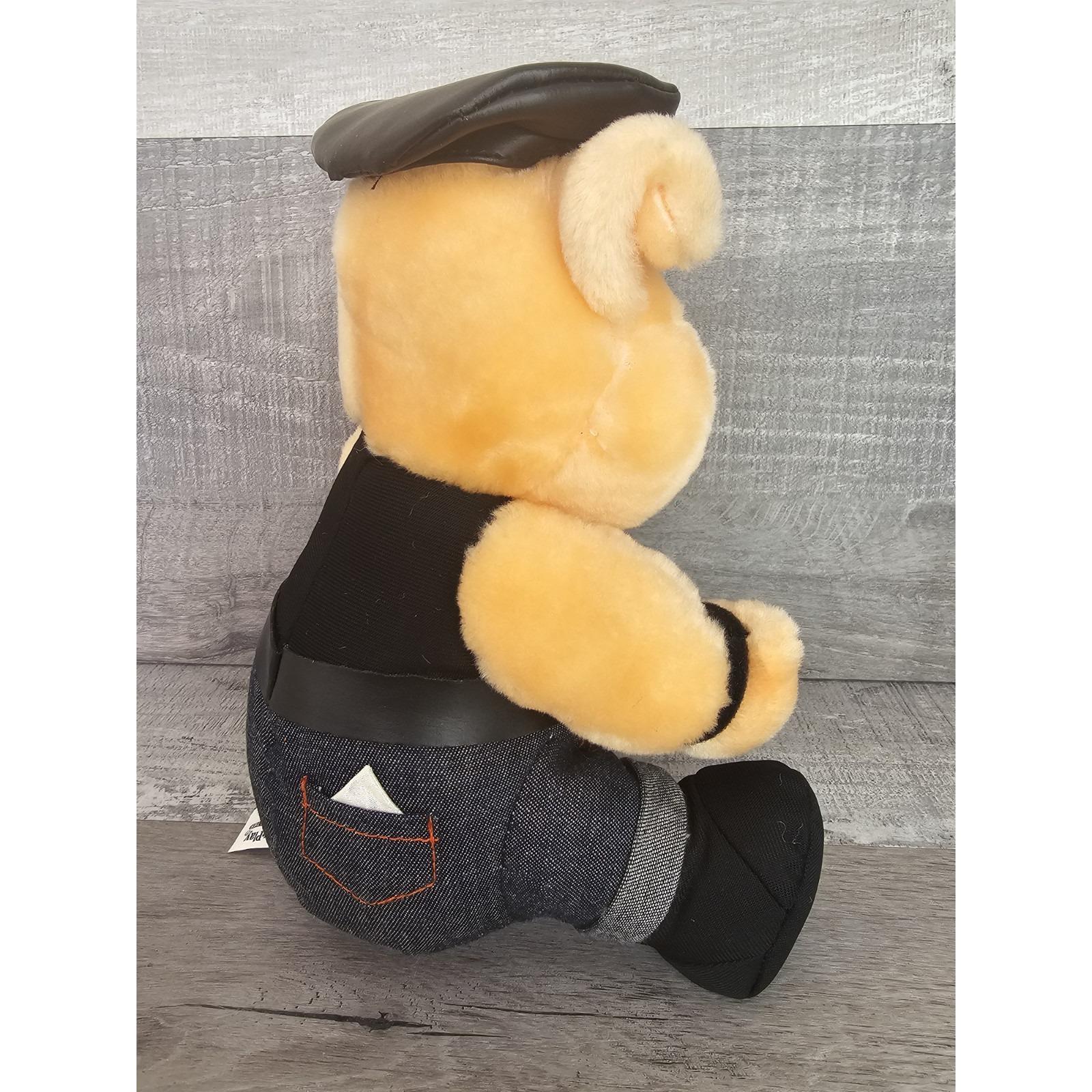 Vintage 1993 Harley Davidson Motorcycles Plush Hog Biker Pig