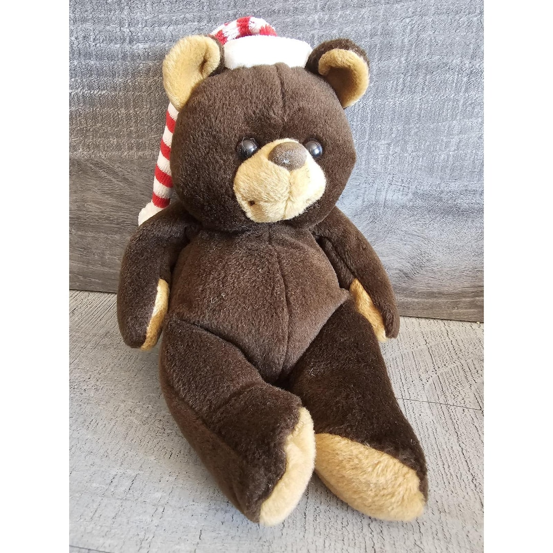 Teddy Bear Plush 1997 Commonwealth Toy & Co Brown Montgomery Ward