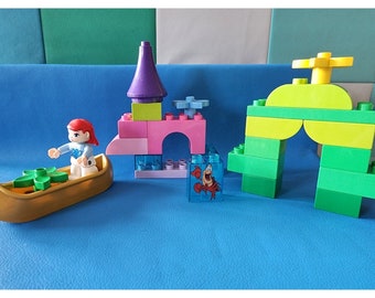 Lego Duplo Building Set 10516 Ariel s Boatride Little Mermaid Not Complete 8i Etsy Israel