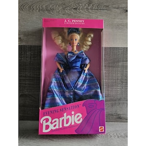 Barbie Evening Sensation Doll J C Penny Limited Edition Mattel 1992 No 1278 NRFB