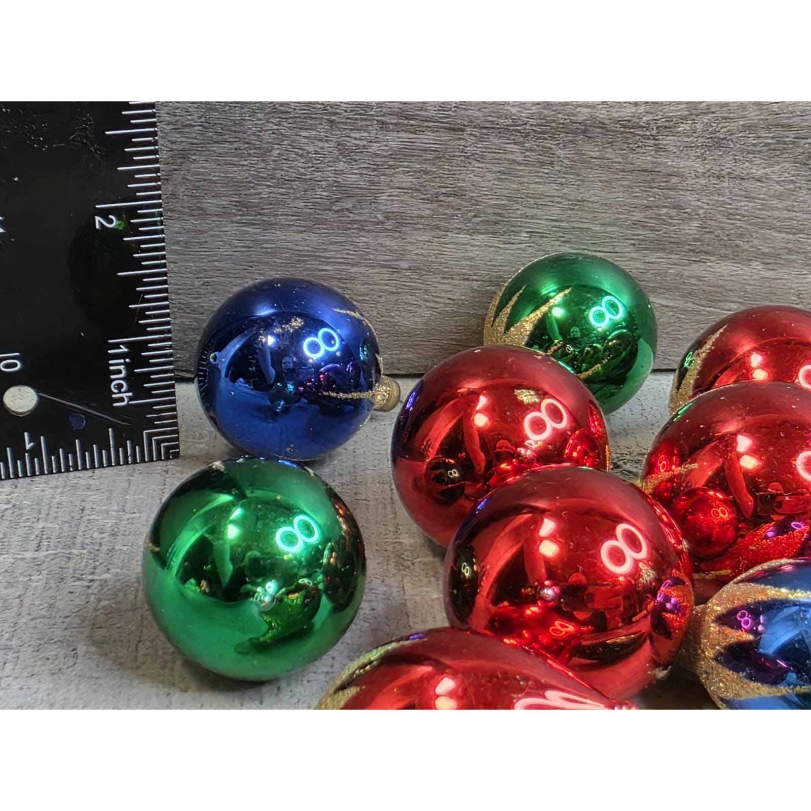 ヴィンテージ クリスマス クリングレッググラス ミニ オーナメント 11 