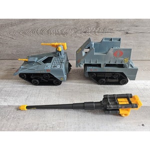 Vtg GI Joe Cobra MAGGOT Tank 1987 Military Toy Vehicle