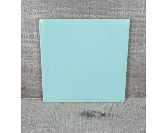 VTG Romany USA Aqua Türkis Keramik Wandfliese 150x150 Mid Century Re verkaufend b303