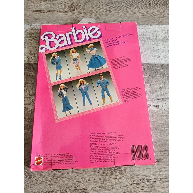 Set Barbie 3720 Winter Garden - Mattel 1987 - Poupée Vintage Collection