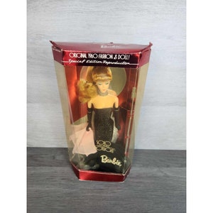 Vtg Solo in the Spotlight Blonde Barbie Doll Reproduction 1994 Mattel 13534