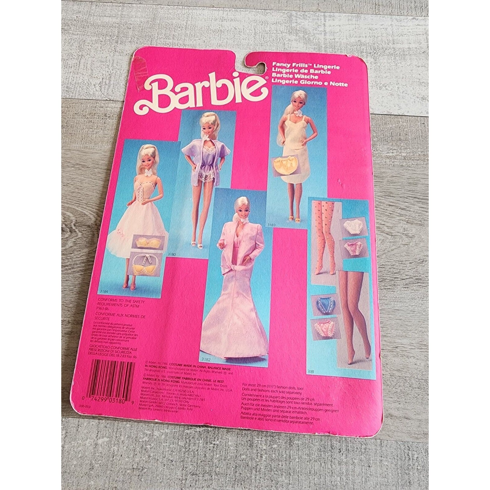 Vintage Barbie Vintage Fancy Frills Lingerie Fashion Mattel 3180 Mattel  NRFP New 
