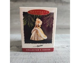 Hallmark 1994 Holiday Barbie Keepsake Christmas Ornament 2nd In The Series New
