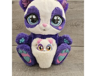 Peek-a-roo, Interactive Panda-roo Plush Toy With Baby and Over