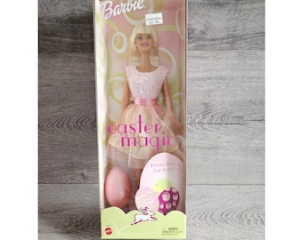 Vintage Barbie Easter Magic Doll Edición Especial 2002 Mattel No. 55519 NRFB Nuevo