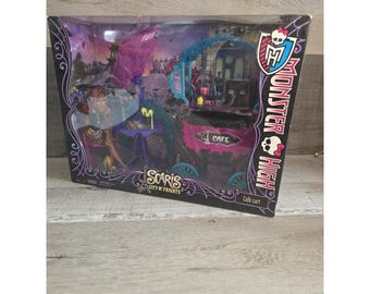 Monster High Scary City Of Frights Cafe Cart Playset New b333