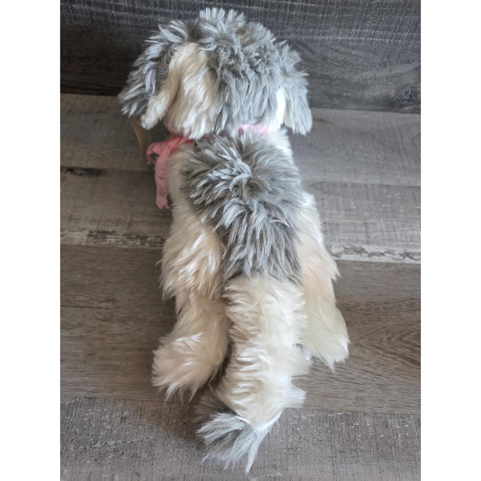 オールドイングリッシュシープドッグ グレーホワイト 犬 ぬいぐるみ