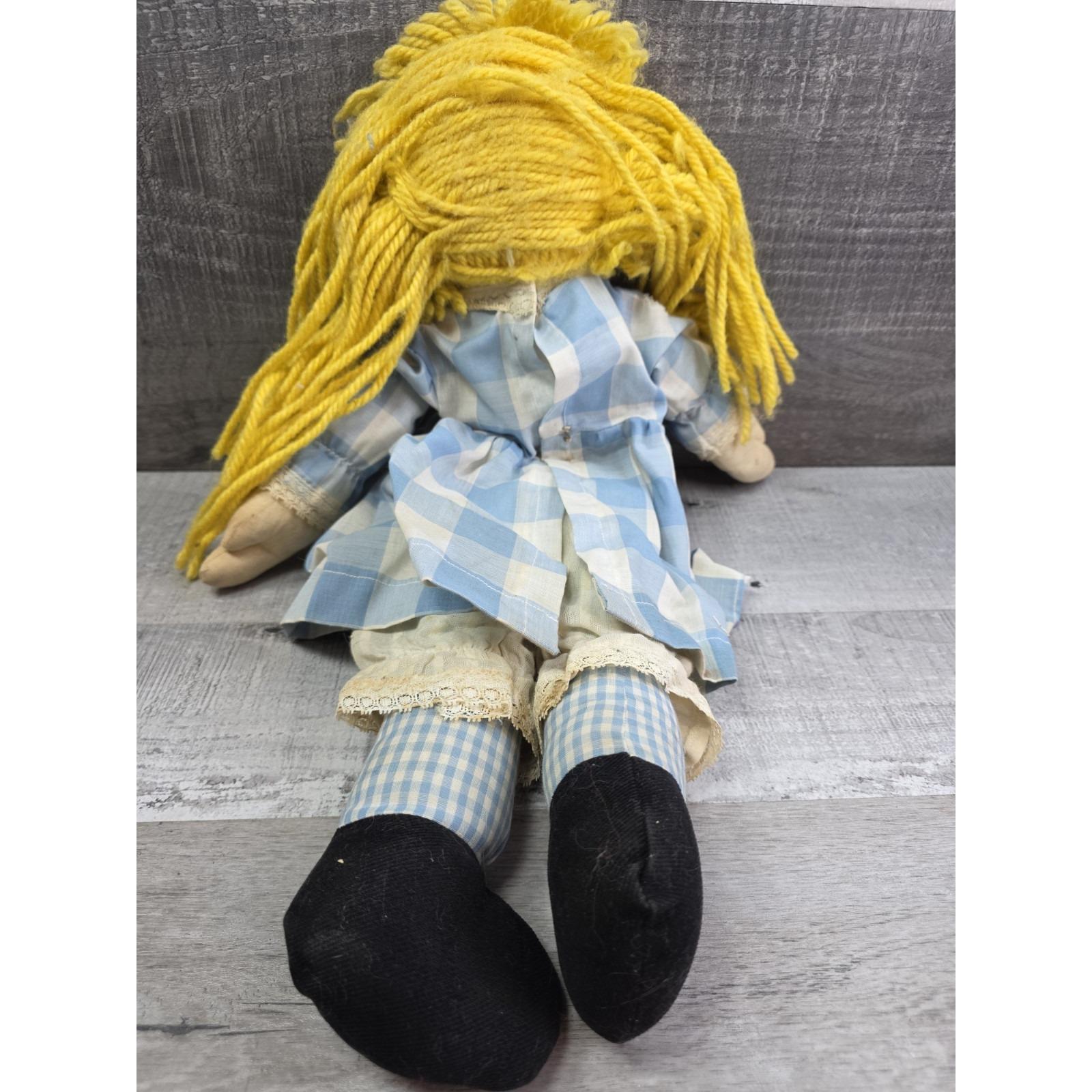 Vtg 1970s Raggedy Ann Doll 19