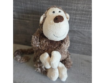 Monkey Plush Lenovia 2000 Dark Brown Stuffed Animal Very Soft Toy