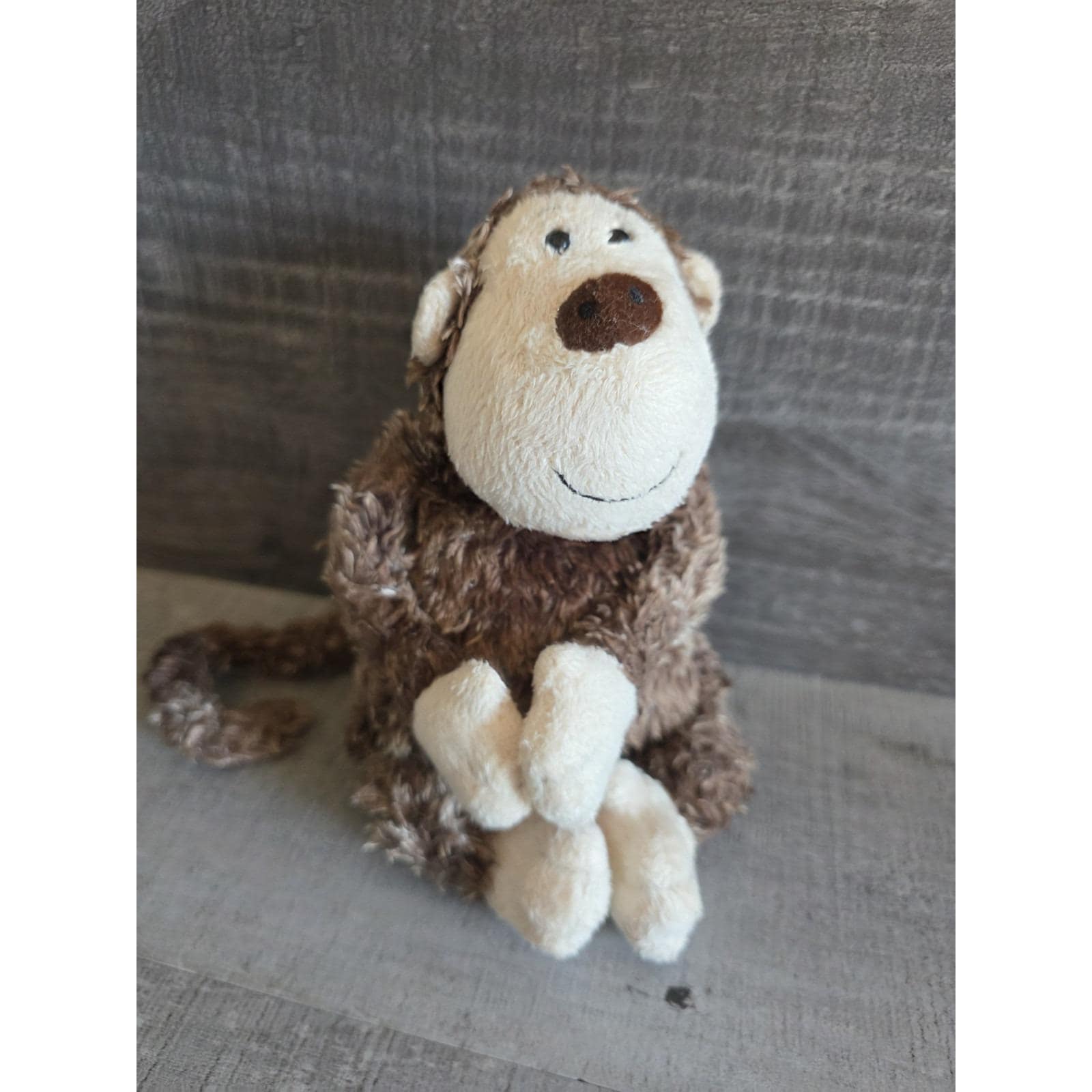 Monkey Plush Lenovia 2000 Dark Brown Stuffed Animal Very Soft Toy