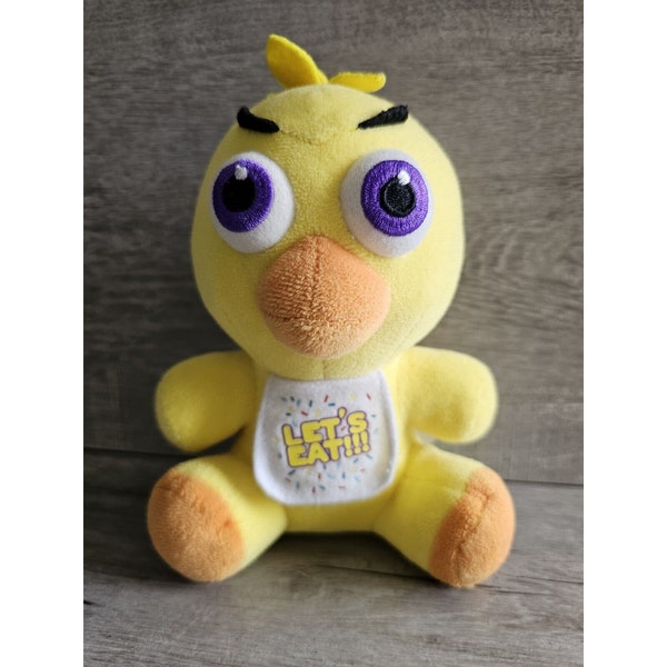 FNAF 2017 Five Nights At Freddys Chica “Lets Eat” Plush Stuffed Toy