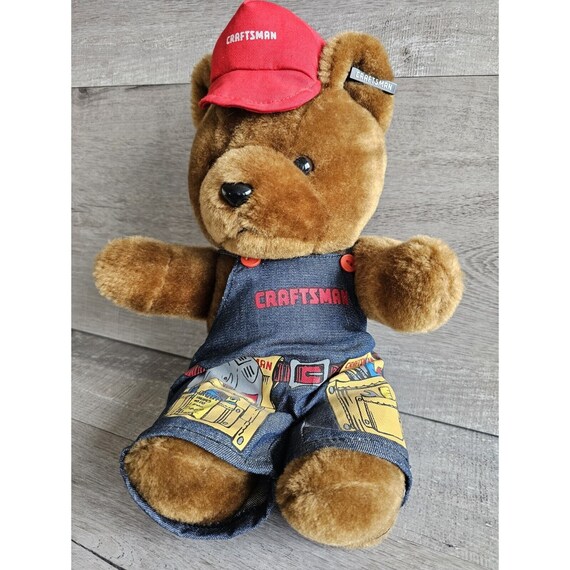 【一部予約！】 Craftsman Sears Belt Tool Overalls Denim Plush Bear Teddy コスプレ衣装
