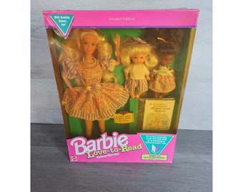 Barbie Love-to-Read Deluxe Gift Set Limited Edition Dolls 1992 Mattel #10507 New