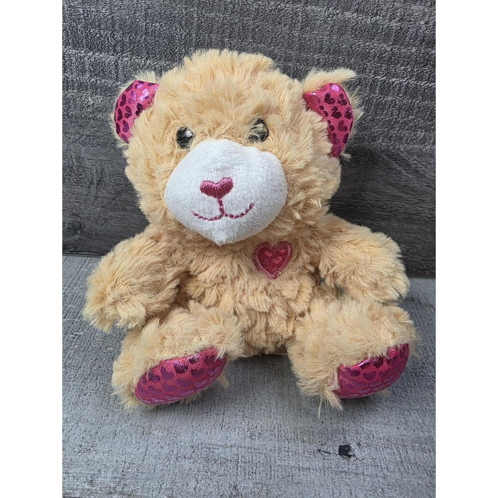 Greenbrier Brown Fluffy Valentine Teddy Bear 5