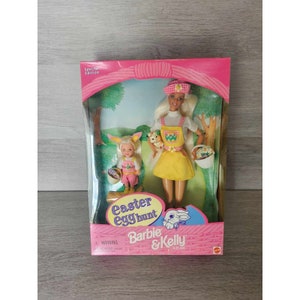 1997 Barbie & Kelly Easter Egg Hunt Special Edition 19014 Mattel New In Box VTG