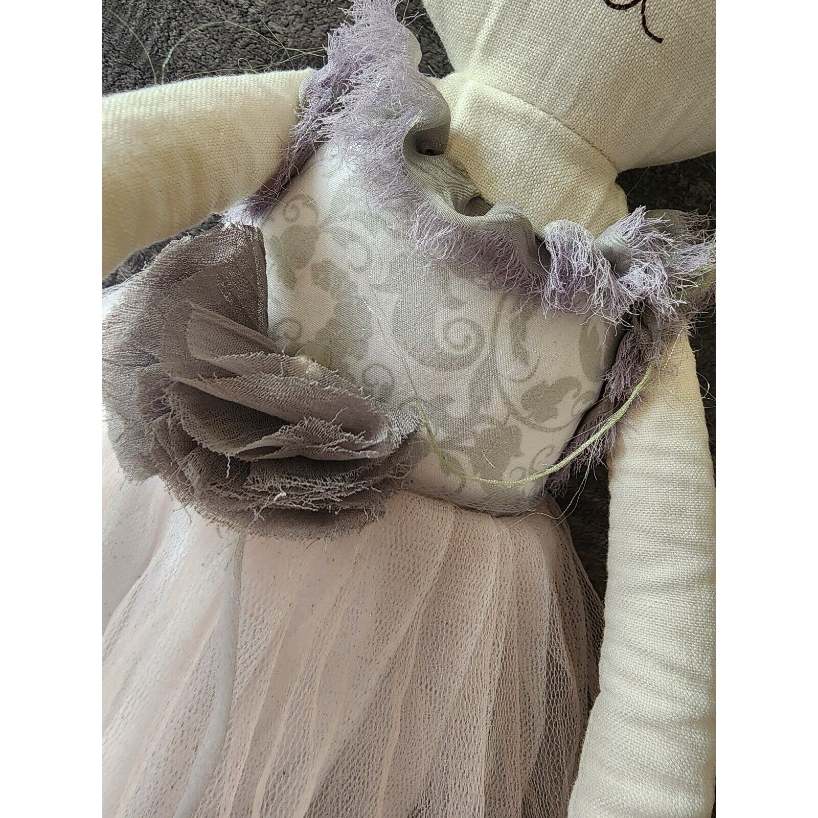 Pottery Barn Kids Linen Bunny Ballerina Doll Emily & Merritt - Etsy