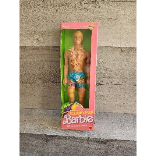 希少 アイランドファン・ケン ヴィンテージ 1987年 Vintage 1987 Mattel Barbie Doll Island Fun Ken NRFB NEW #4060