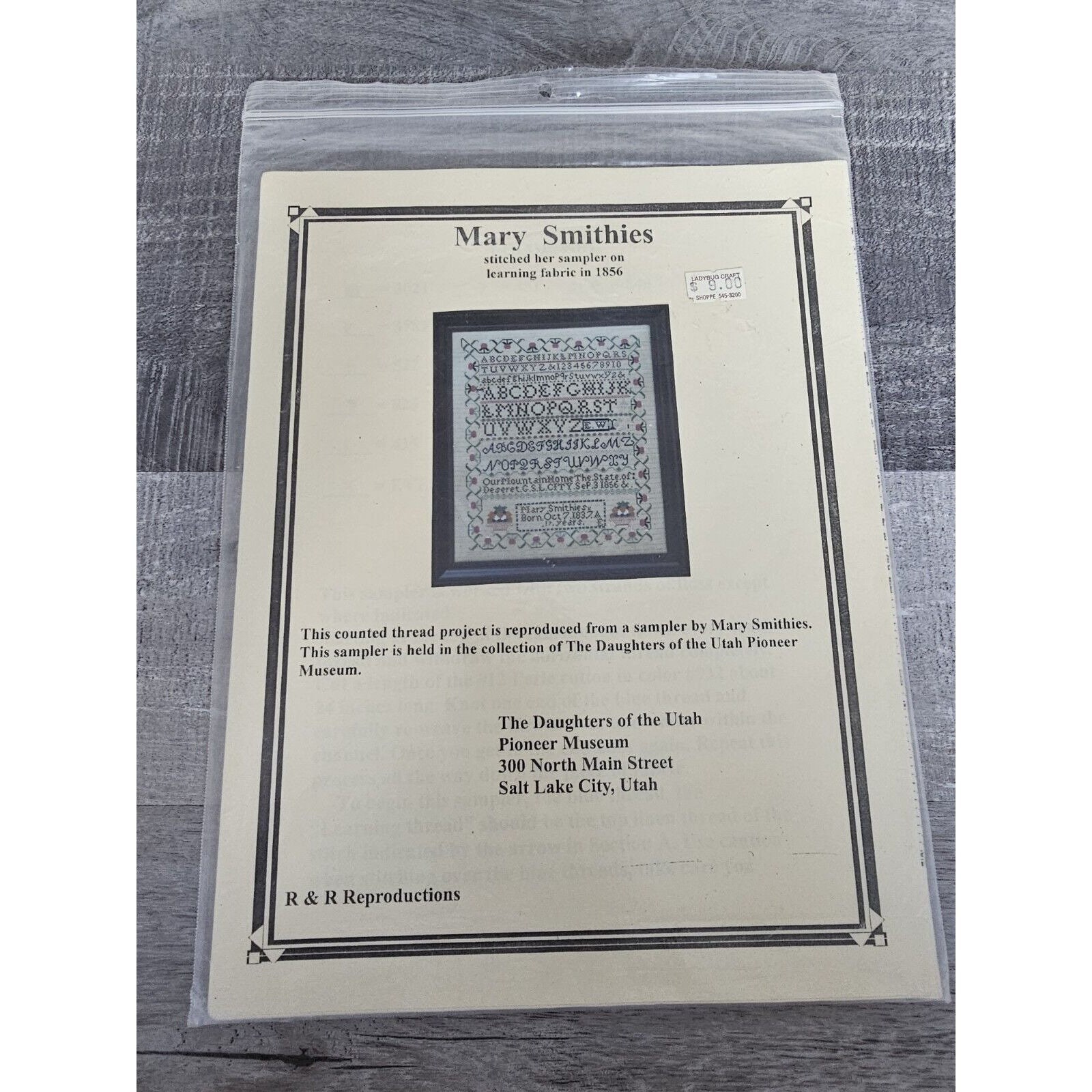 R and R Reproductions Pattern - Etsy