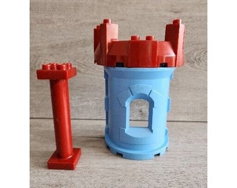 Rare Lego Duplo Indian Chief s Red Teepee Tent Dwelling for Family 2432 Vintage Collectible Vintage Lego Duplo Etsy