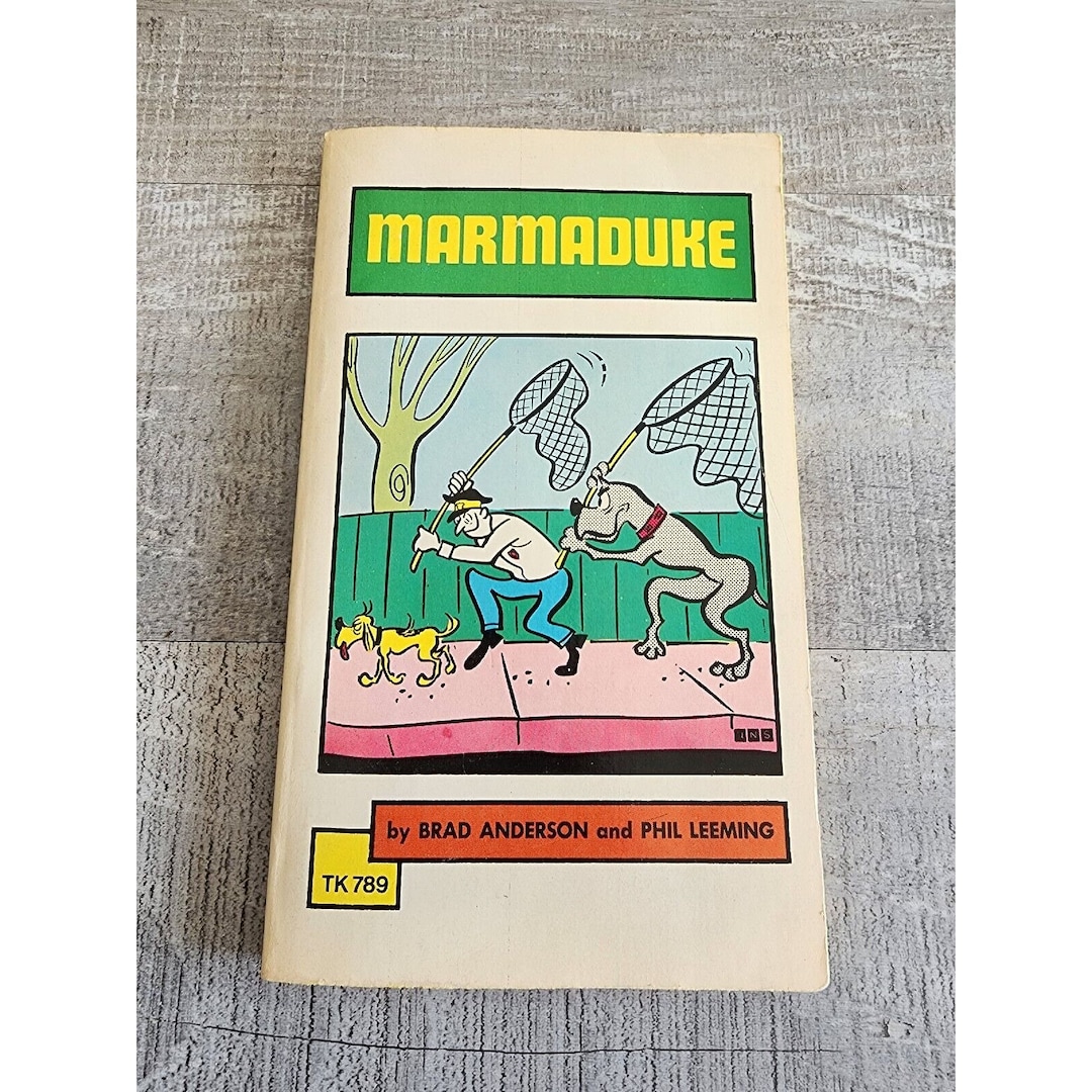 Vintage 1965 Marmaduke the Dog Scholastic Book, Comic Funny Dog