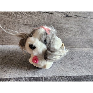 Cepia LLC 2010 Zhu Zhu Pets Puppies Miss Priss White/Grey Dog WORKS