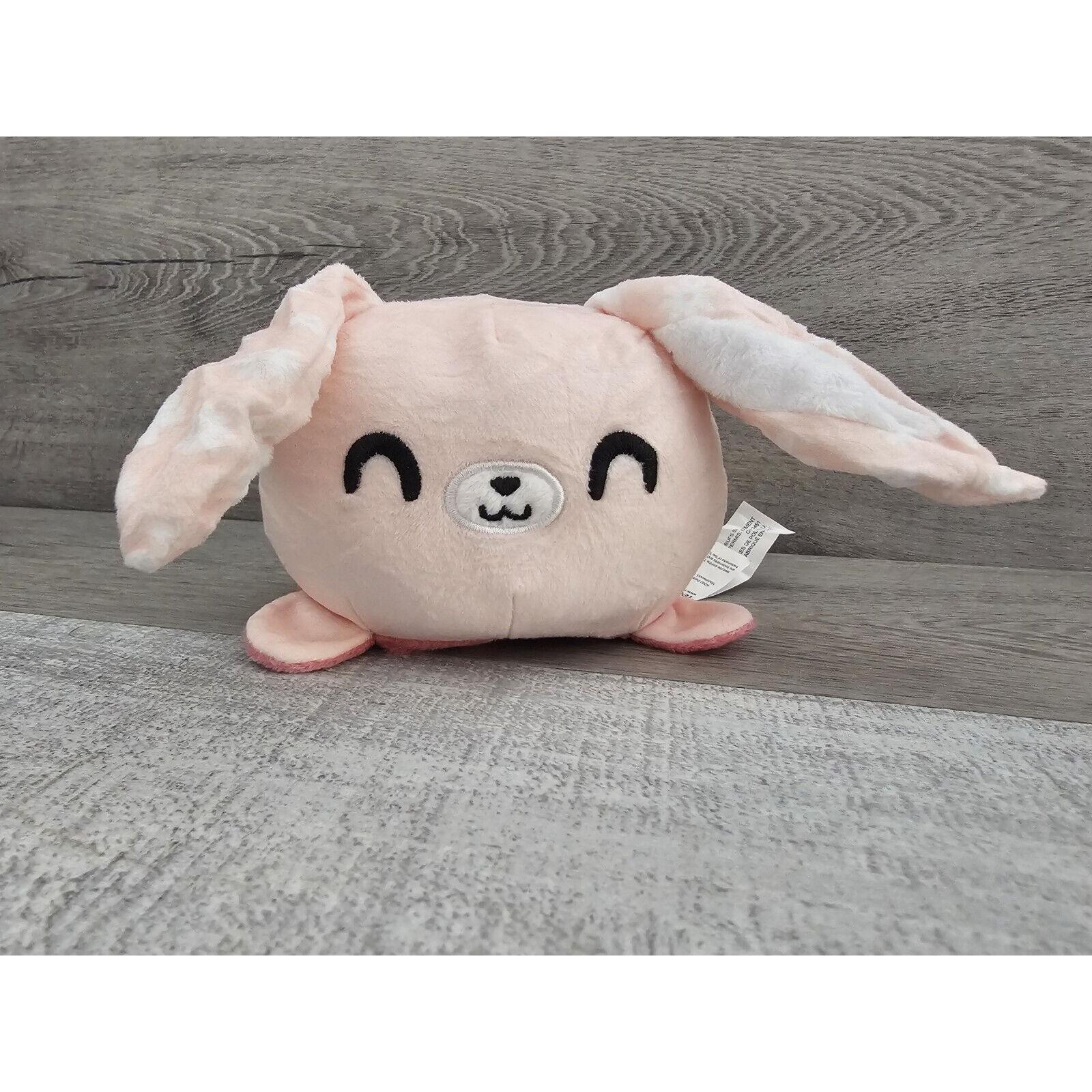 Teeturtle the Original Reversible Bunny Plushie PINK Stuffed Animal ...