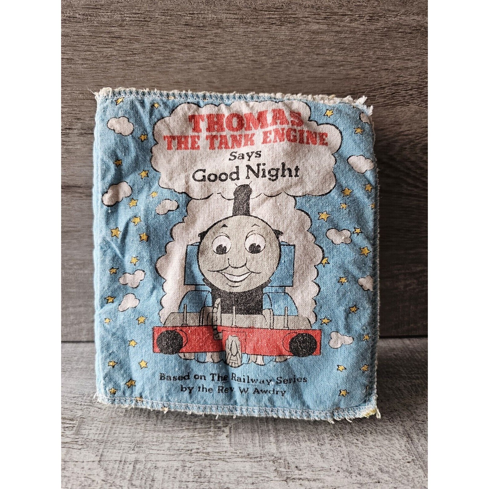 Vintage 1990 Cloth Thomas the Tank Engine Says Good Night Baby