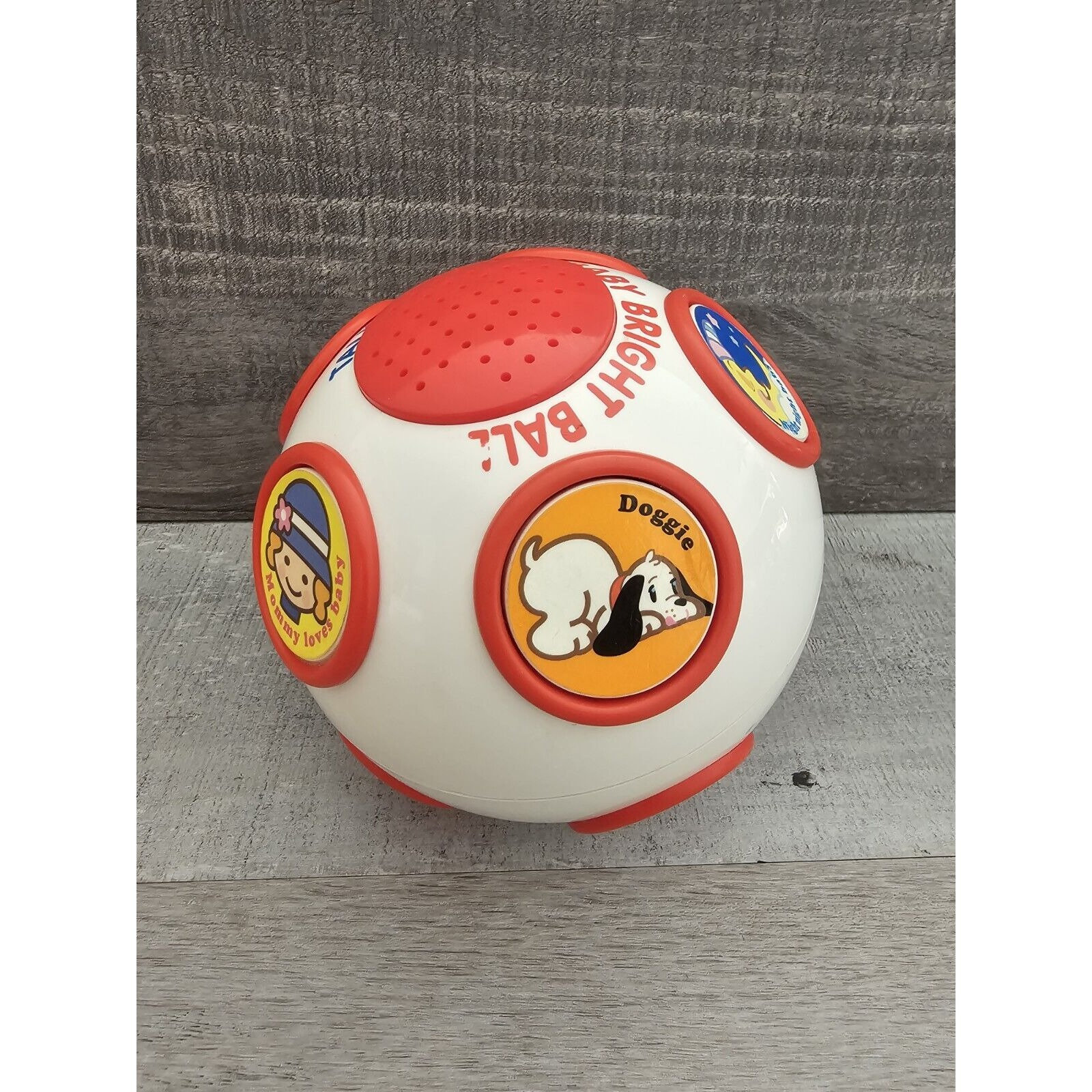 Scientific Toys Talk N Learn Baby Bright Ball Educational Development Ball WORKS