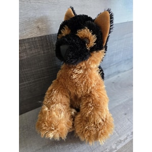 Vintage Steiff Steiff German Shepherd Dog Brown And Black Vintage