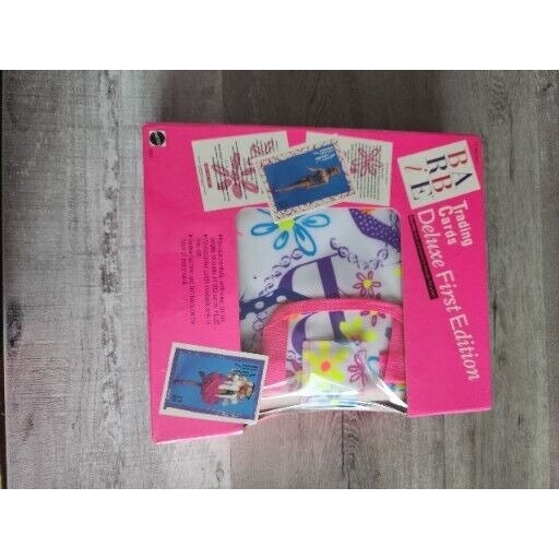 Barbie trading cards deluxe first edition on sale