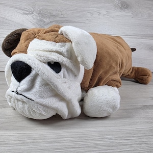 Vintage plush bulldog - Etsy 日本