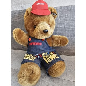 ヴィンテージ CRAFTSMAN TOOLS ぬいぐるみ テディベア 14インチ