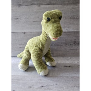 Build A Bear Brontosaurus Green Dinosaur Plush Stuffed Animal 17&quot;