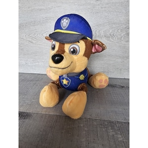 Paw Patrol Chase Plush 8&quot; Stuffed Animal Toy Dog Puppy