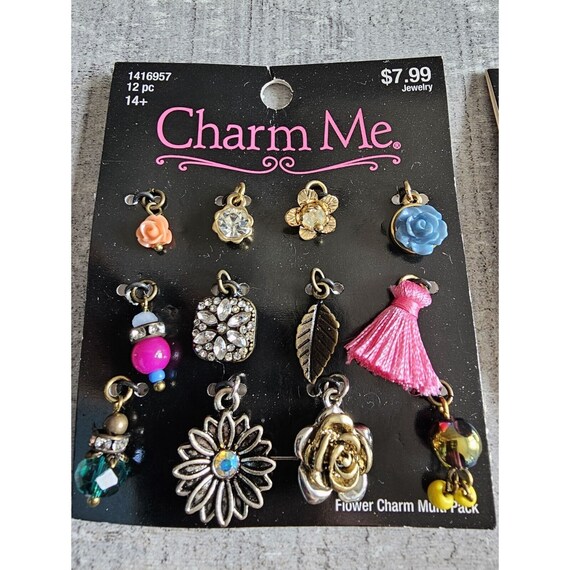370 Pieces Antique Silver Tone Jewelry Making Charms C7LL1 Inspire...