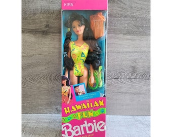 Poupée Barbie hawaïenne vintage 1990 Hawaii Fun Barbie Poupée