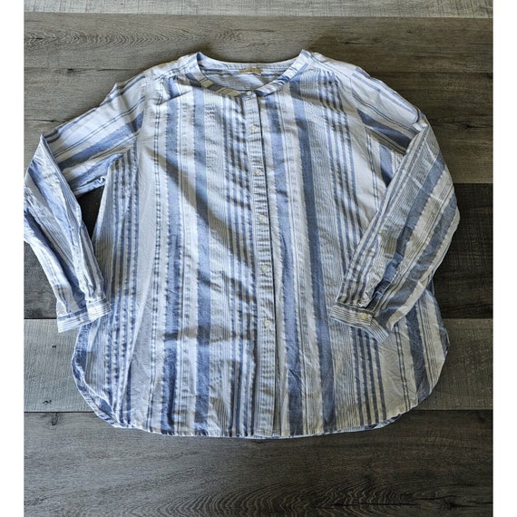 loft striped blouse