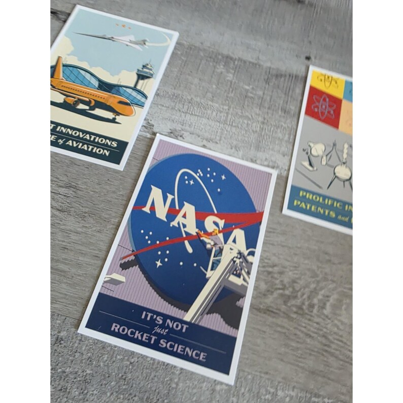 NASA Space Exploration Postcard Lot of Three Innovation Rocket Science ...