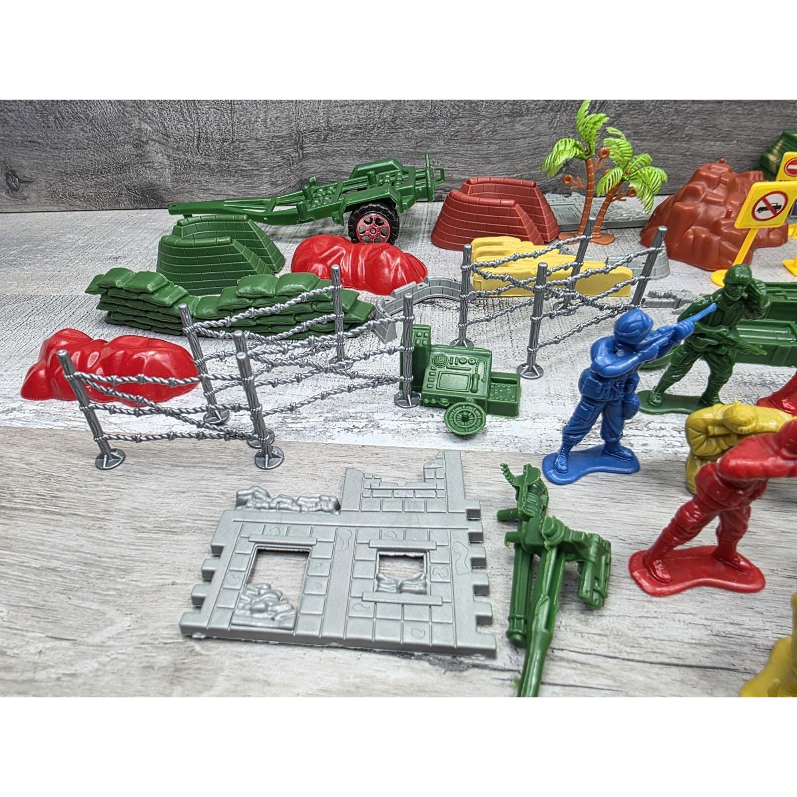 アーミー　フィギュアセット ヴィンテージ プラスチック製 ミリタリー アーミー 兵士 フィギュア 80
